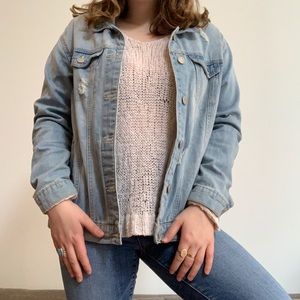 Distressed Jean Jacket